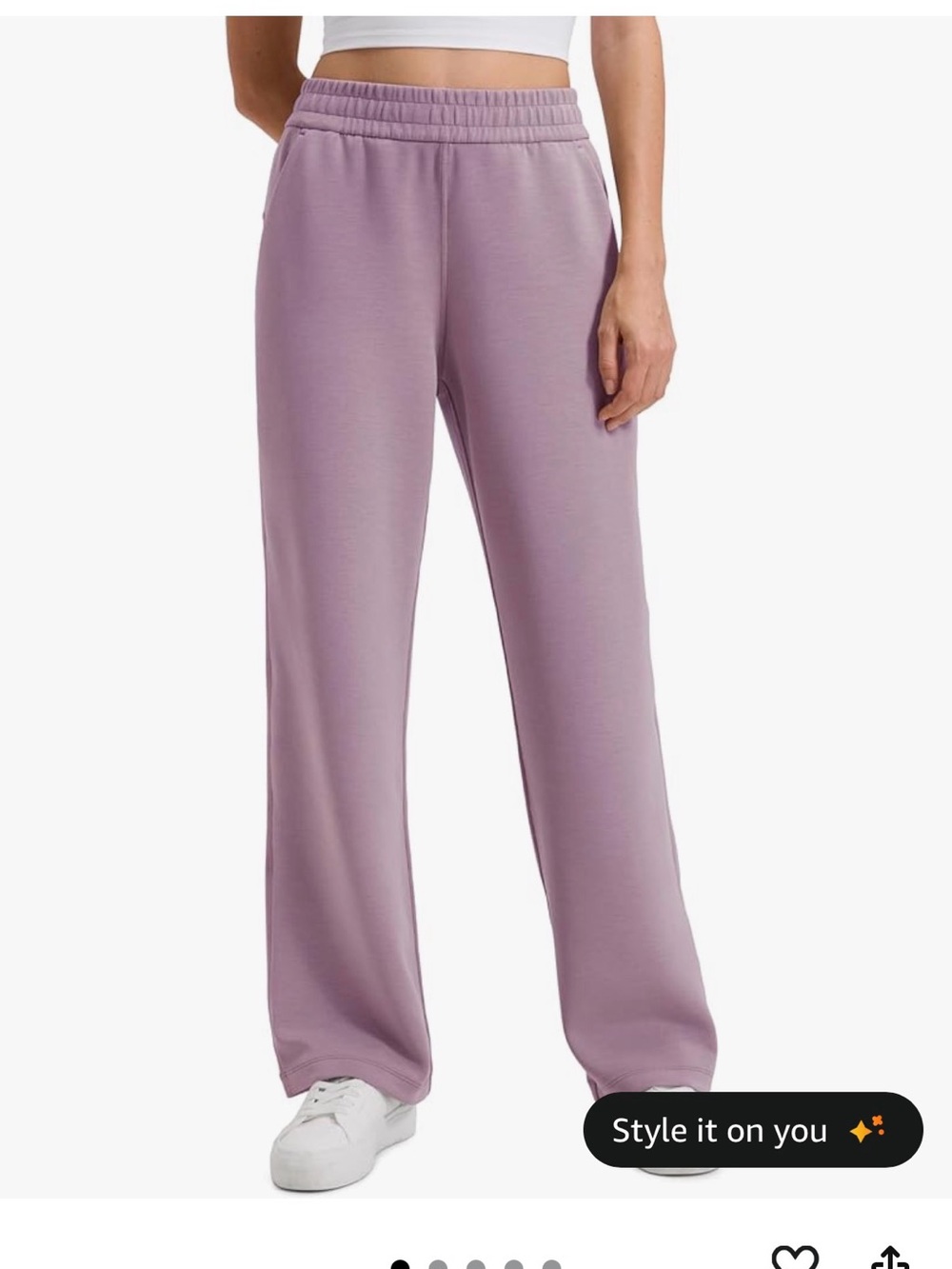 New CRZ YOGA SoftAura Straight Leg Casual Pant 30"inseam- Modal Lounge Pants-M